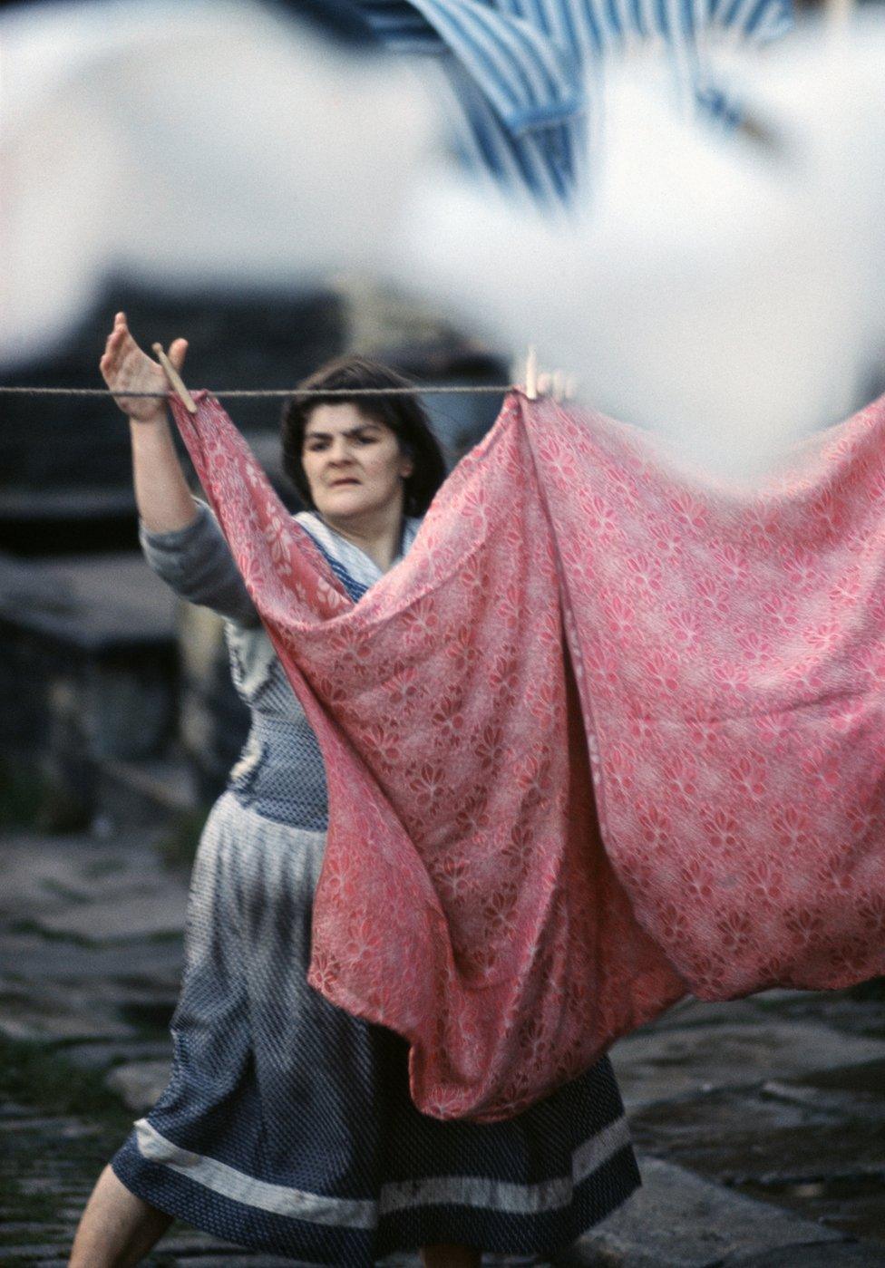 Washing line, Halifax, 1965