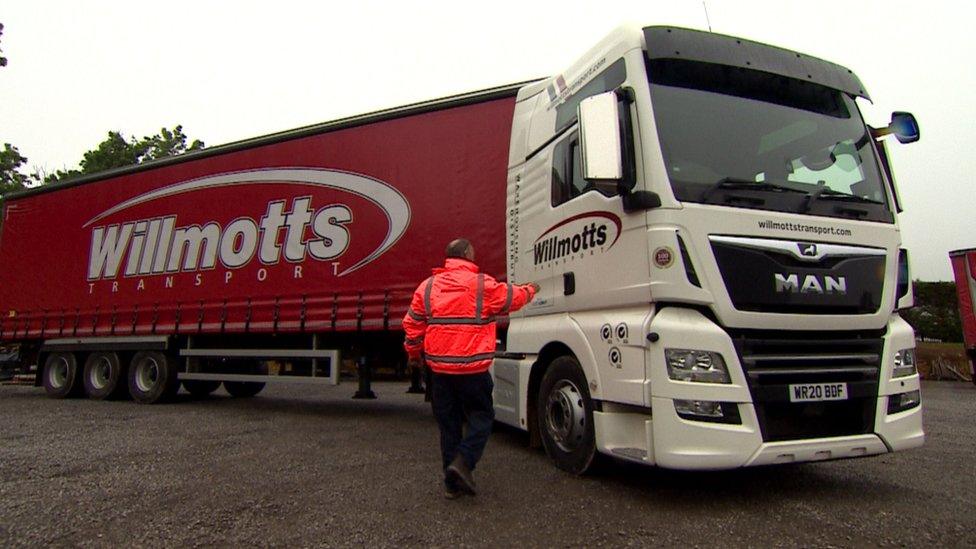 Lorry Driver at Willmotts Transport in Somerset