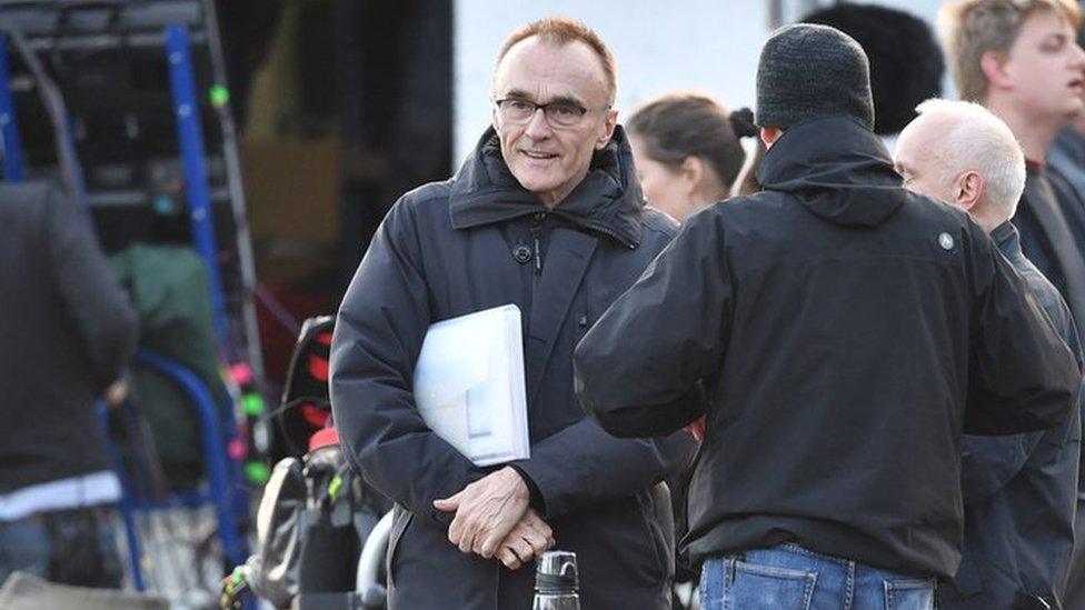 Danny Boyle filming in Suffolk