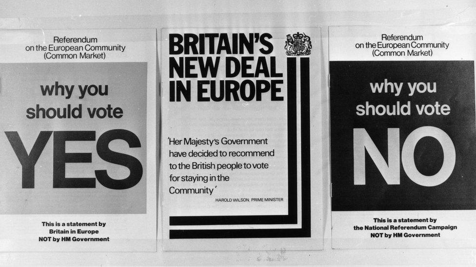 1975 leaflets