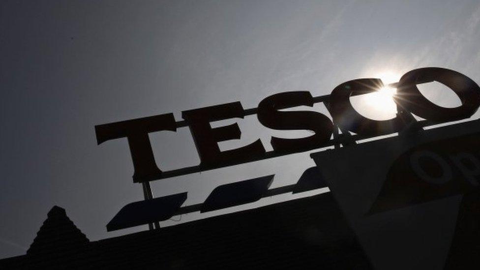 Tesco sign