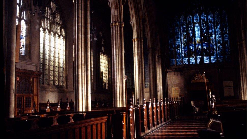 Inside of a church