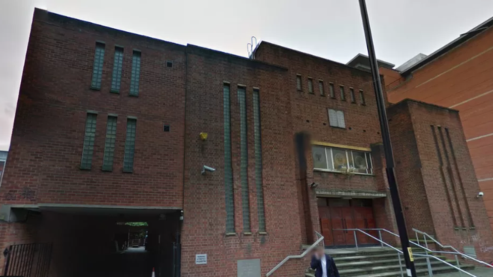 Synagogue in Manchester city centre