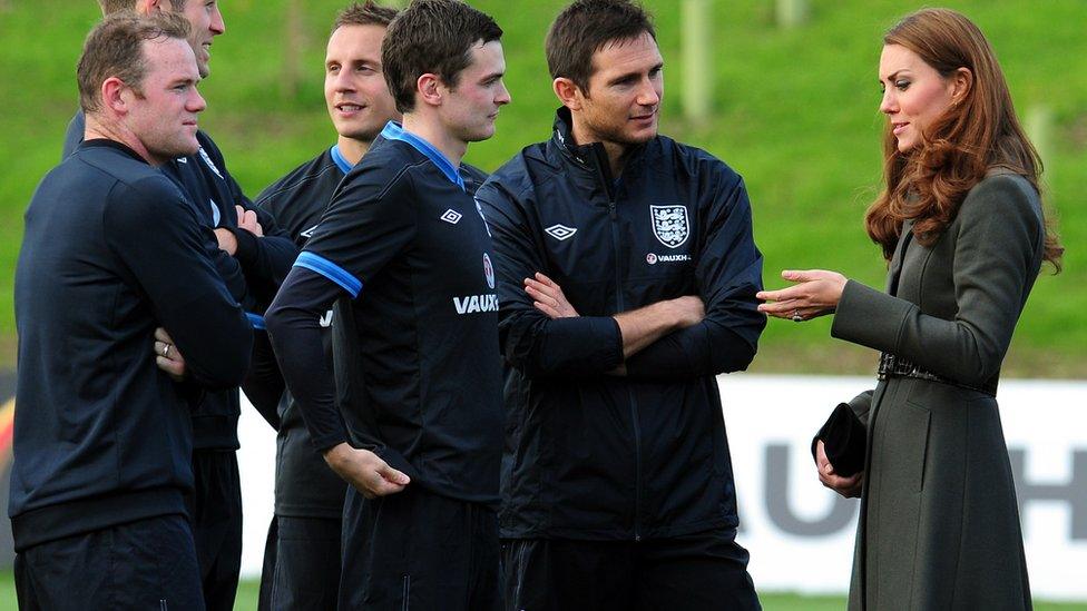 Adam Johnson at St George's Park