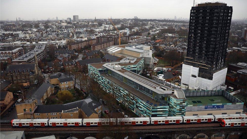 Grenfell Tower six months after the fire