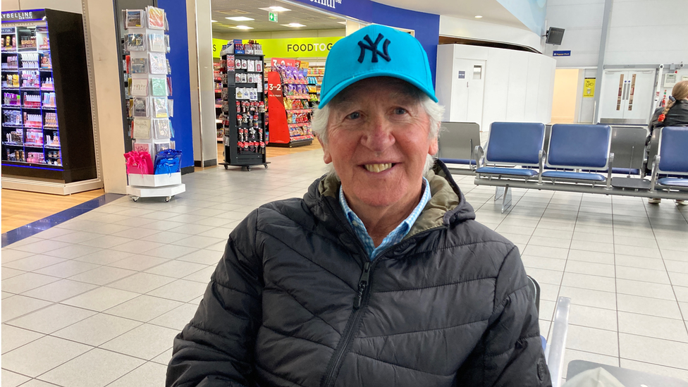 Colin Siggs passenger at London Southend Airport