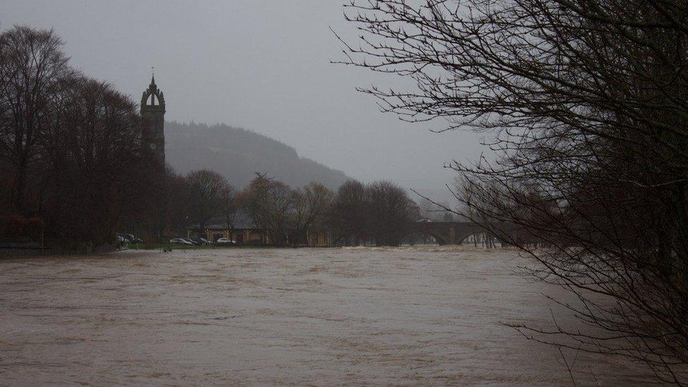 Peebles flooding