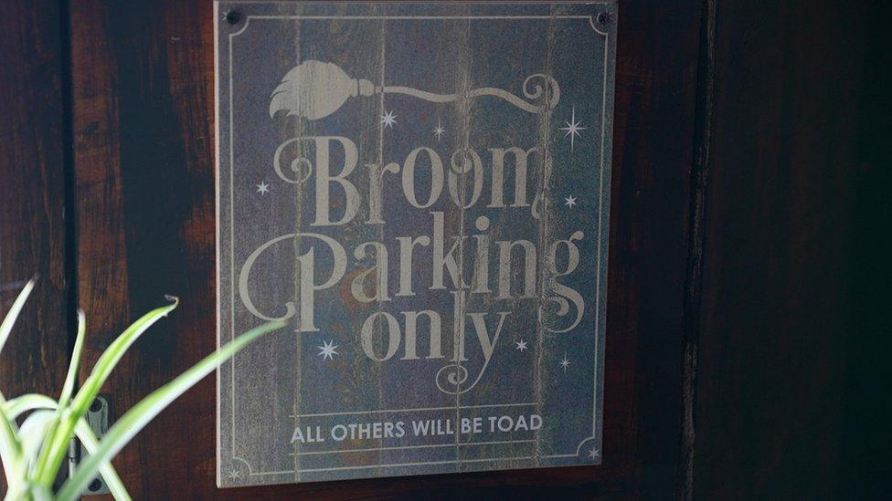 'Broom Parking Only' sign