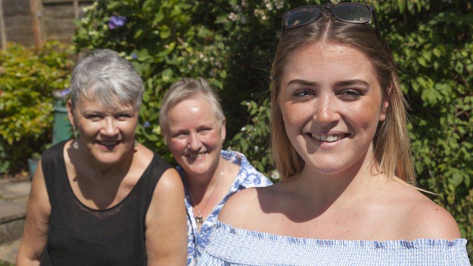 Susan and Gerrie Douglas-Scott with their daughter Jillian Stewart