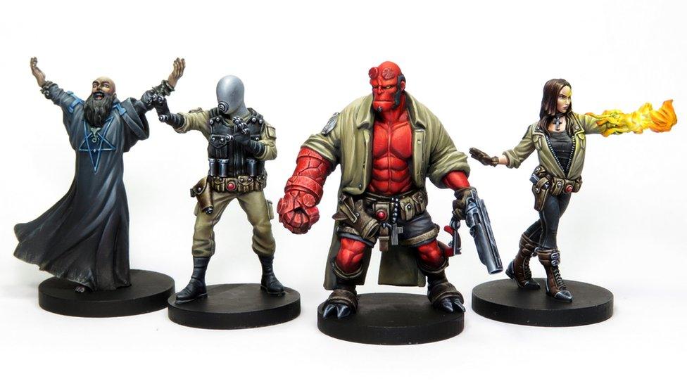 Hellboy game minatures