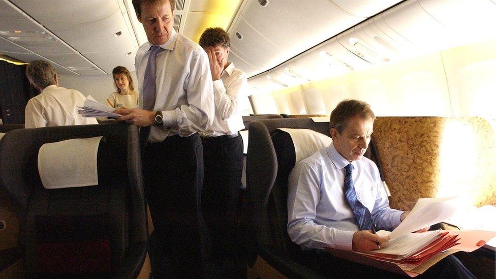 Alastair Campbell and Tony Blair