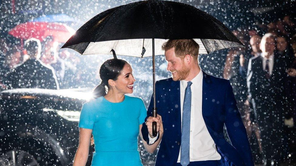 Prince Harry, Duke of Sussex and Meghan, Duchess of Sussex attend The Endeavour Fund Awards at Mansion House on March 05, 2020 in London, England.