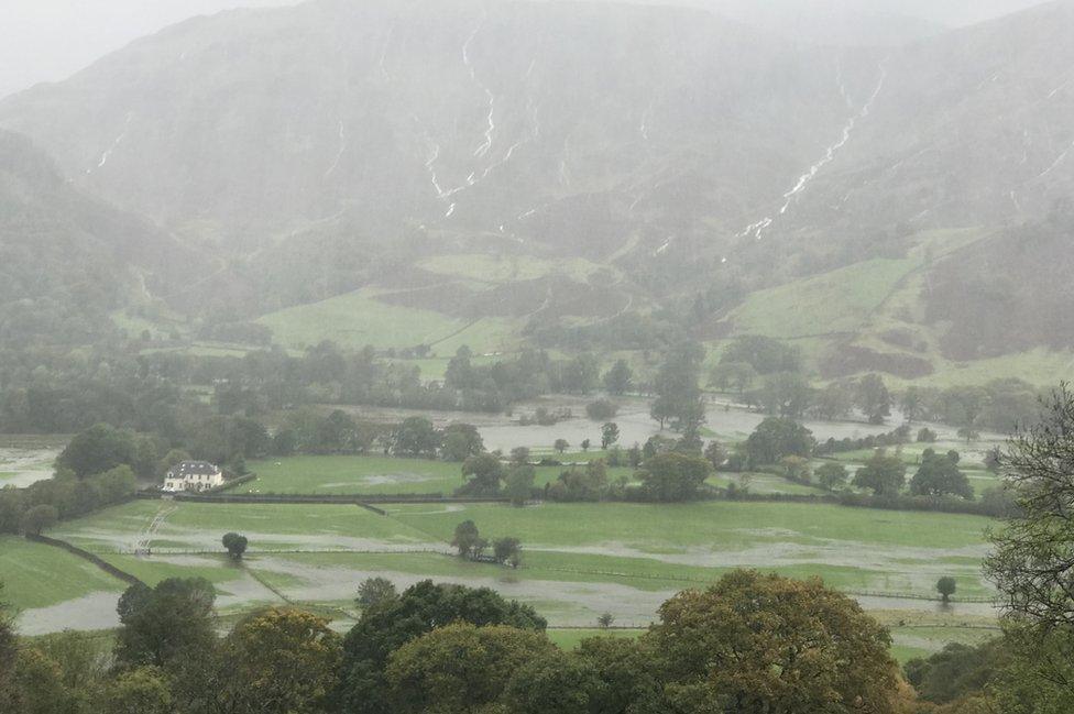 Flooding in Borrowdale