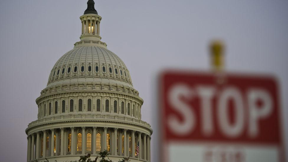 Capitol building during 2013 shutdown