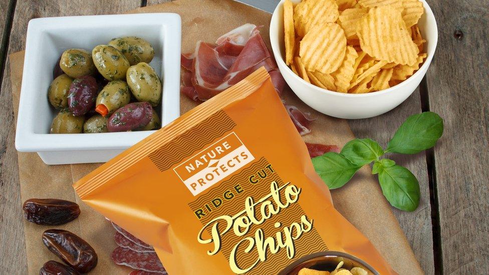 Compostable crisp packets would help avoid contamination of food waste