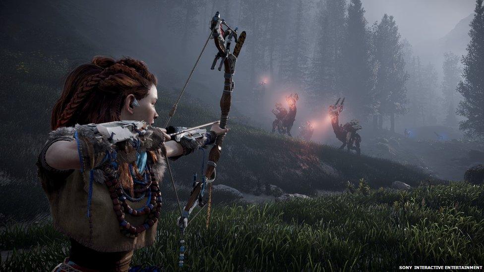 Horizon Zero Dawn gameplay