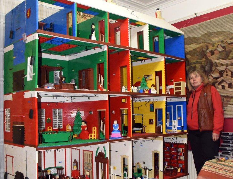 Lego mad Huntingdon couple make Christmas doll s house BBC News