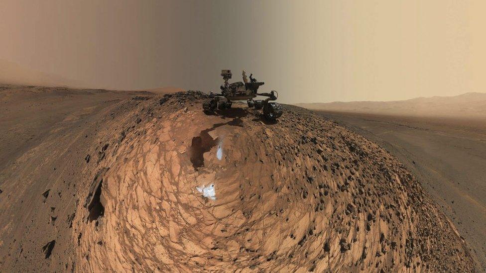 Curiosity Rover on Mars