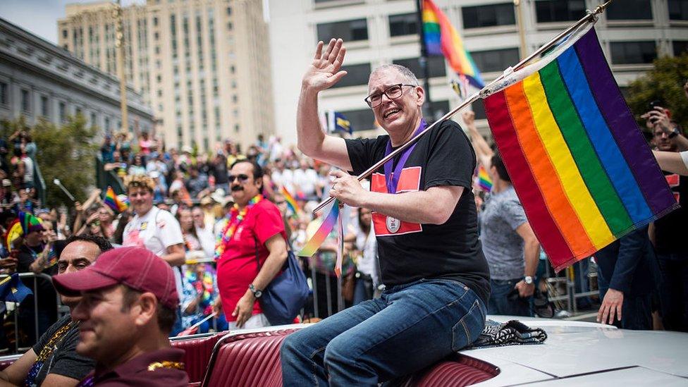 Jim Obergefell at San Francisco Pride in 2015