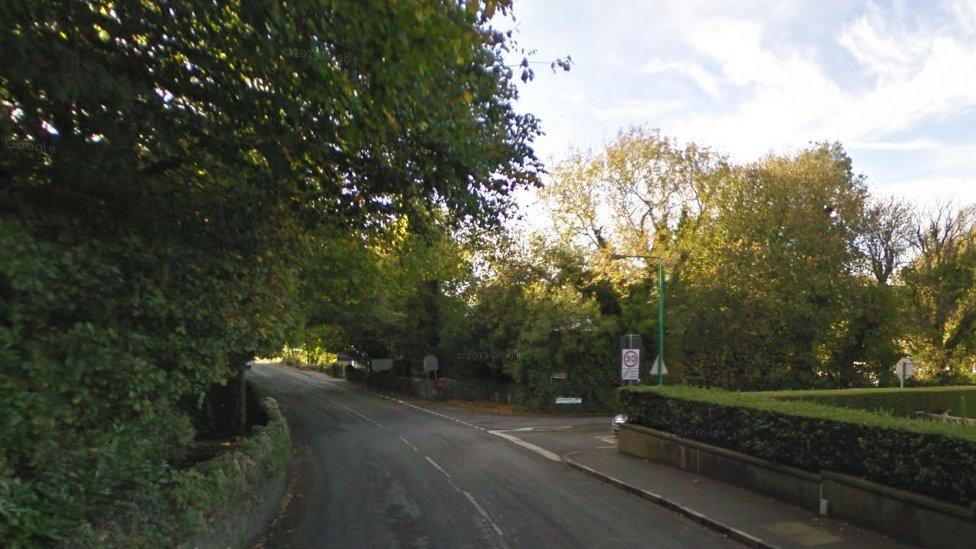 Gardener's Lane at the junction with Lezayre Road in Ramsey