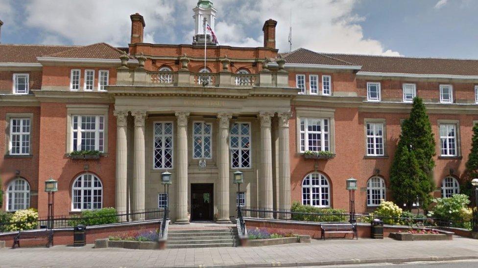 Nuneaton and Bedworth Borough Council building in Nuneaton