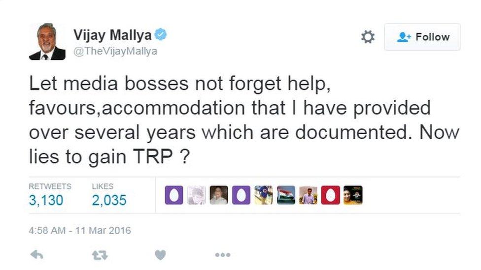 Let media bosses not forget help, favours,accommodation that I have provided over several years which are documented. Now lies to gain TRP ?