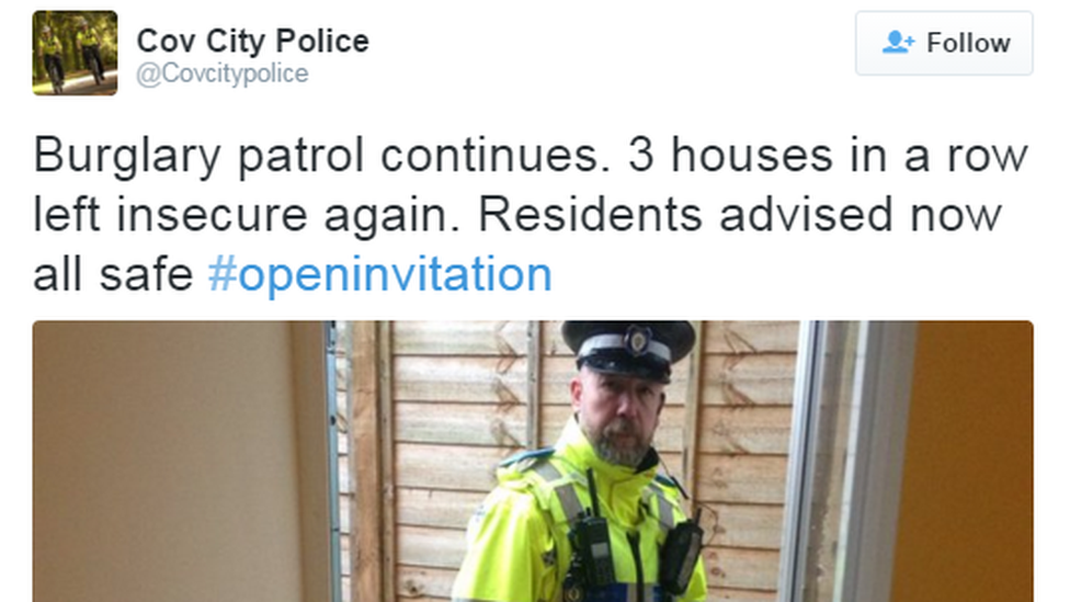 One of the force's tweets