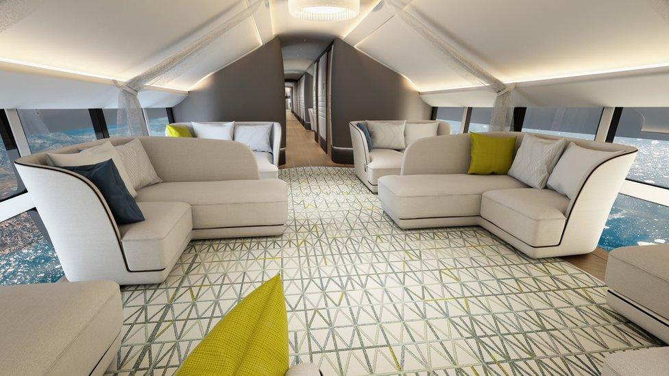 The Infinity Lounge on the Airlander