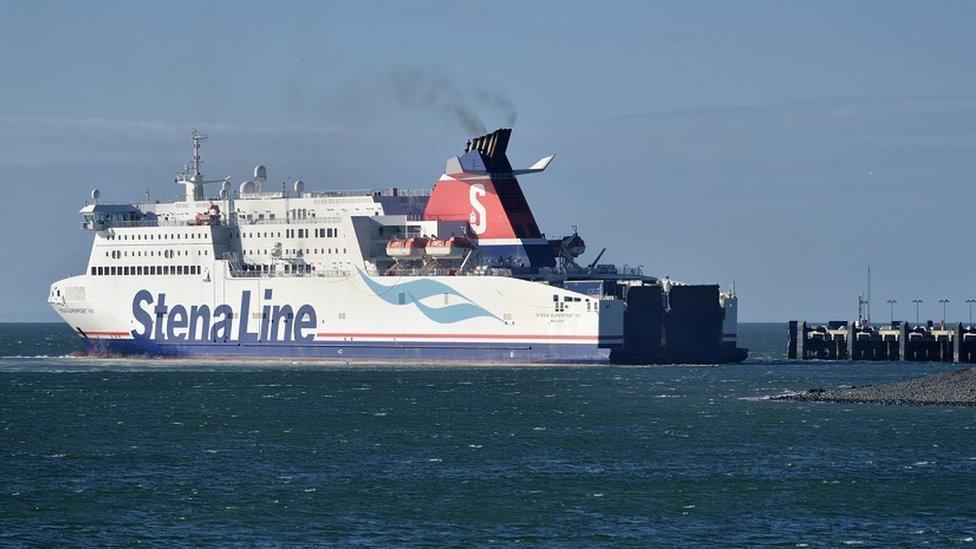 Stena Line ferry at Cairnryan