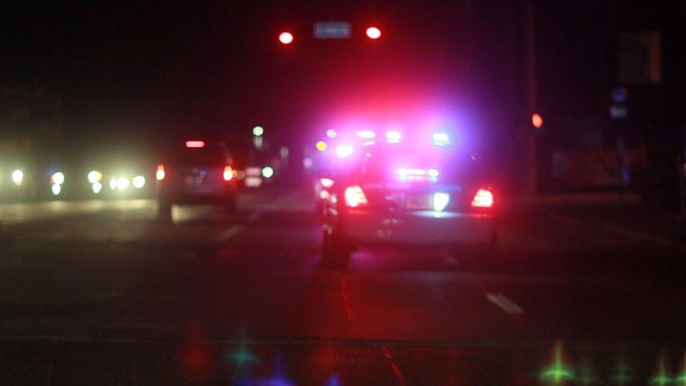 A US police car