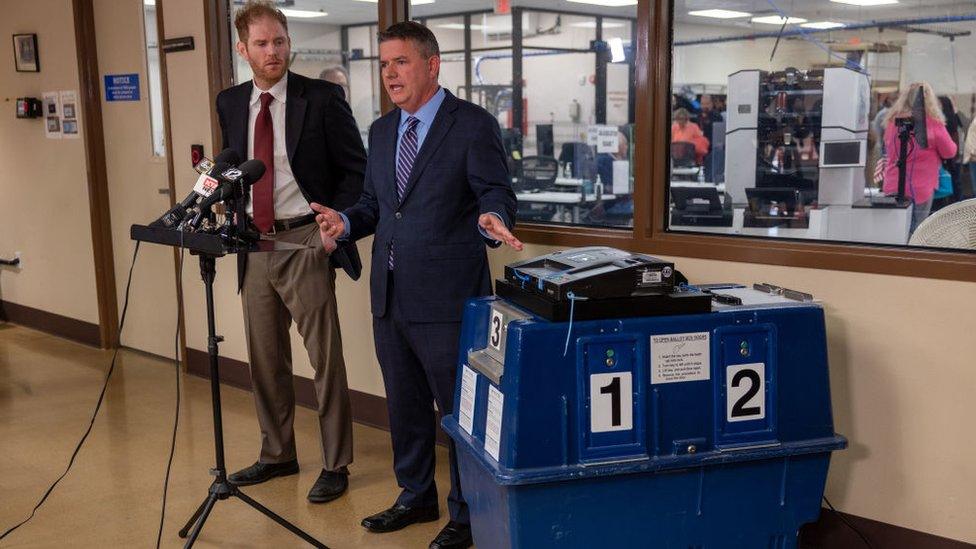 Voting machines in Arizona