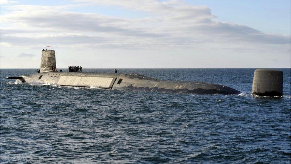 Trident submarine