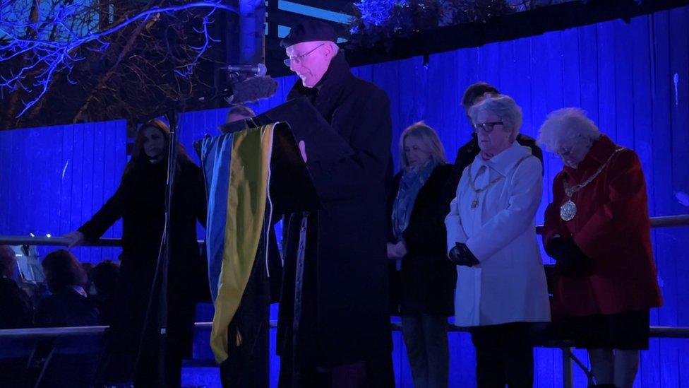 Ukraine vigil Isle of Man