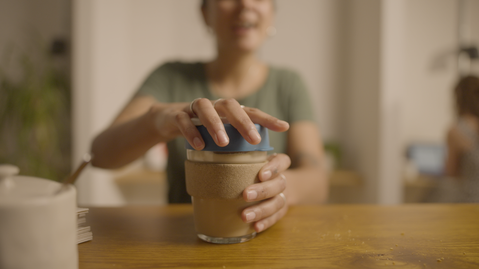 Photo of a reusable cup