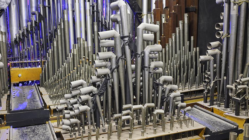 Organ pipes