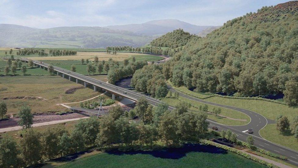 Artist impression of the replacement bridge