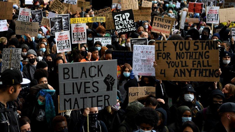 Black Lives Matter protesters in London