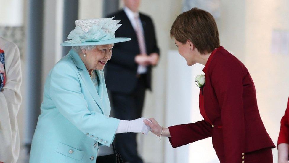 Queen and Nicola Sturgeon