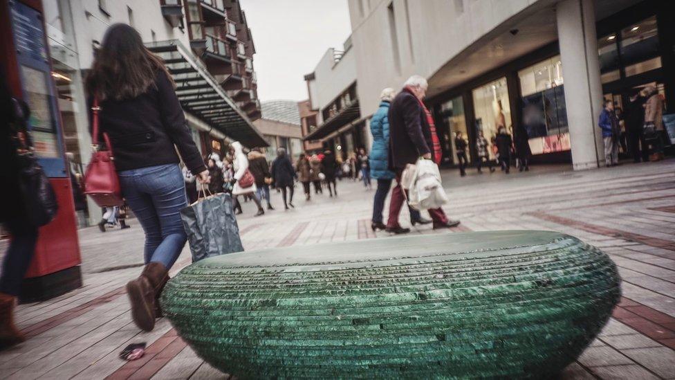 Exeter Princesshay shopping area