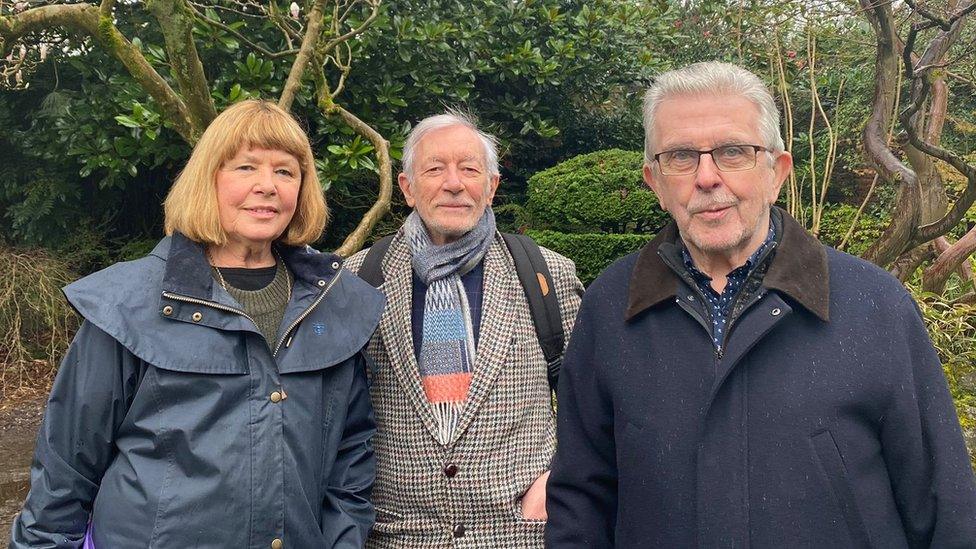 (L-R) Caroline Williams, John Davies and Eric Smith