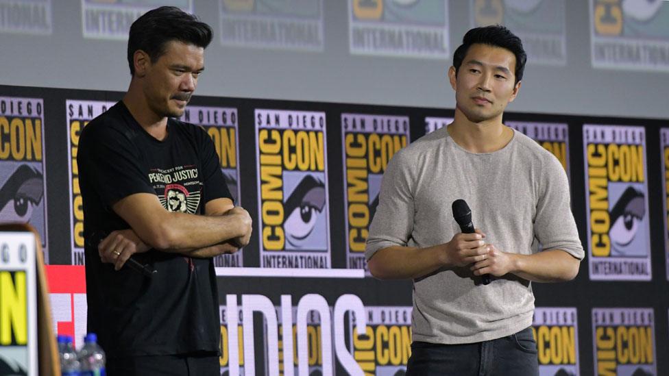 Destin Daniel Cretton and Simu Liu