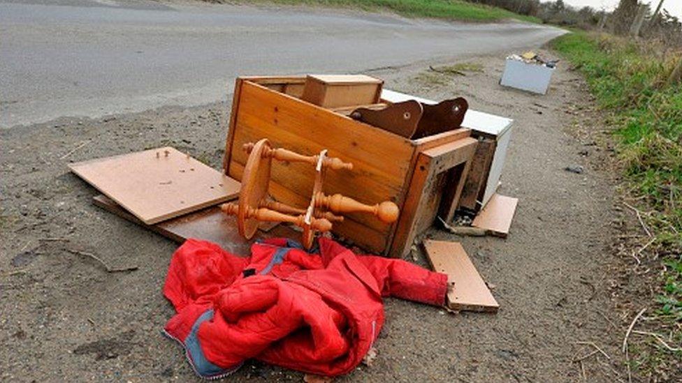 Fly-tipping example