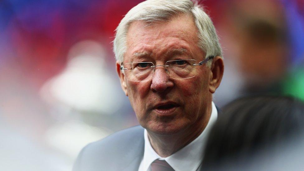 Image shows Sir Alex Ferguson