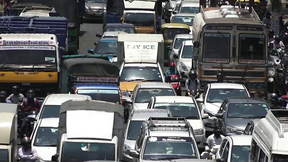 Traffic in Bangalore