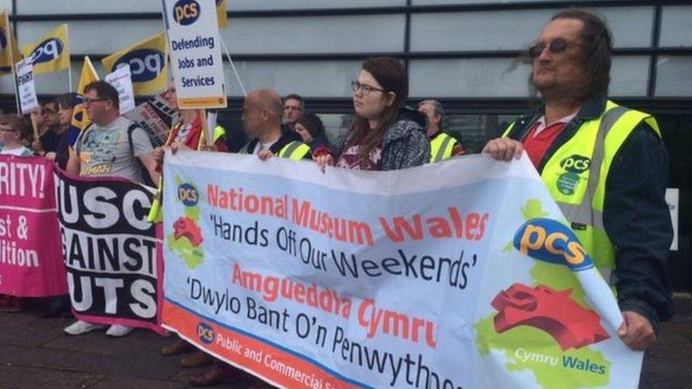 National Museum Wales strike action