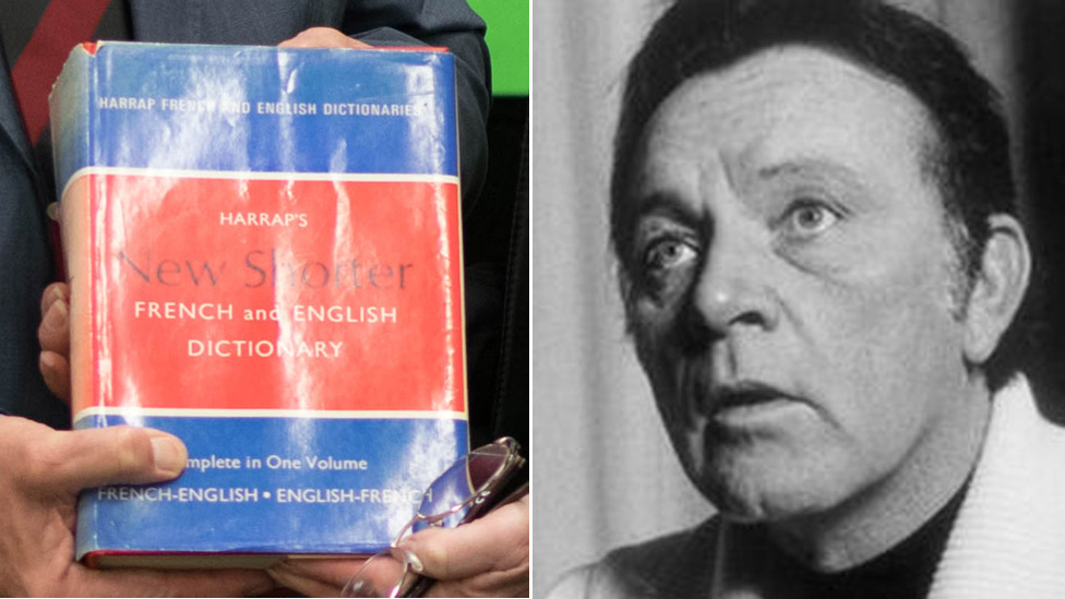 Richard Burton and his French dictionary