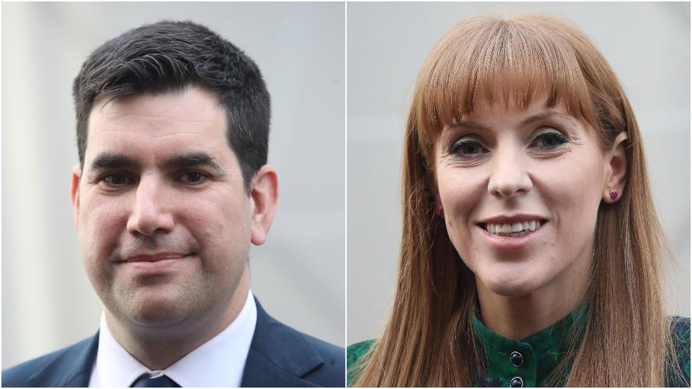 Richard Burgon and Angela Rayner