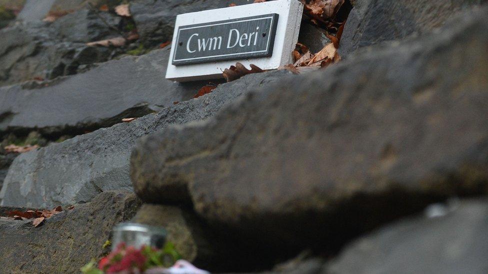 Cwm Deri house sign