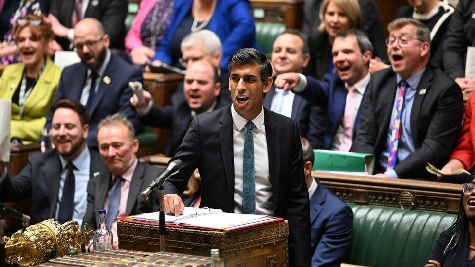 Rishi Sunak at PMQs