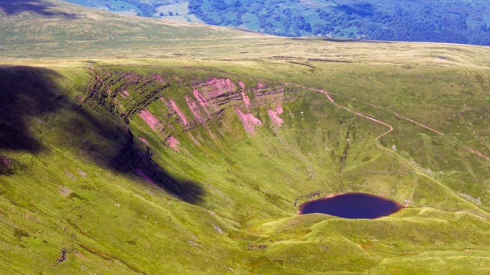 Llyn Cwm Llwch, below Pen y Fan